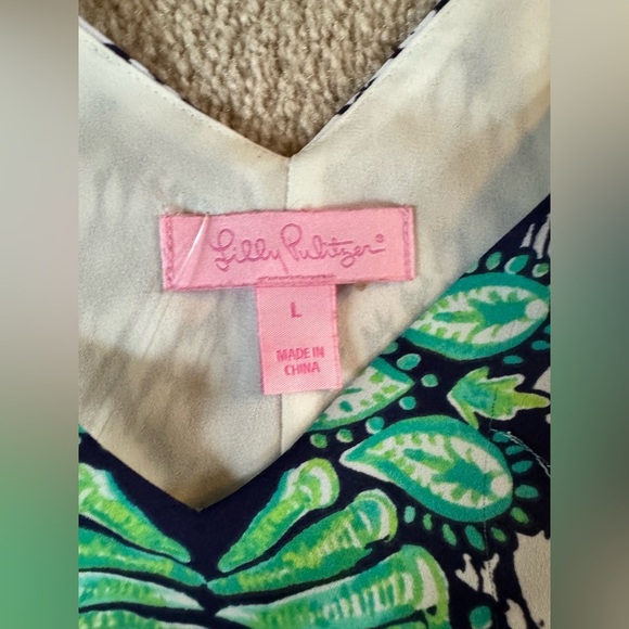 Lilly Pulitzer Florin Dress Pineapple Party size large - Picture 3 of 4